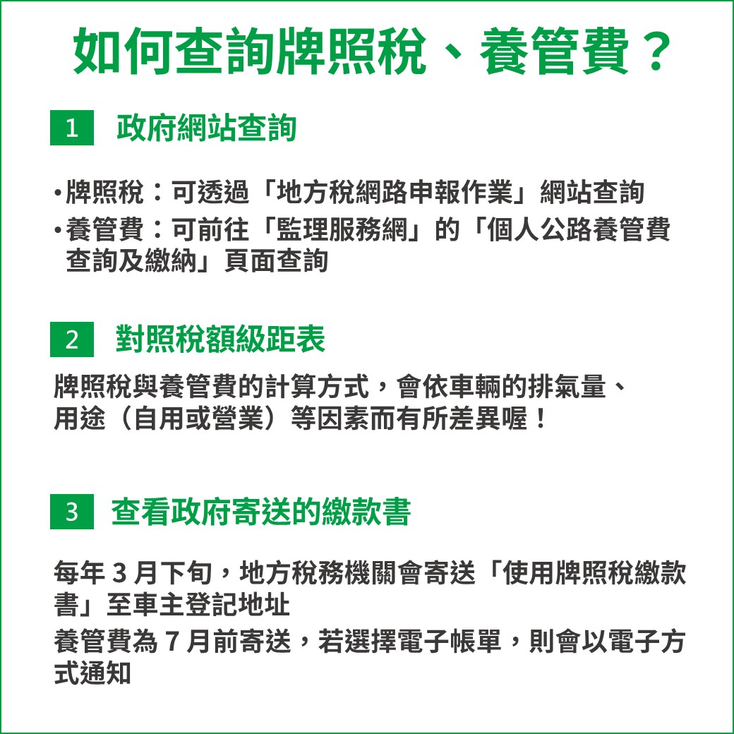 汽車稅金查詢